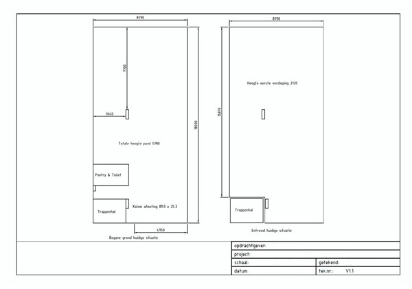 Floorplan - Van Geenstraat 112, 2571 DB Den Haag